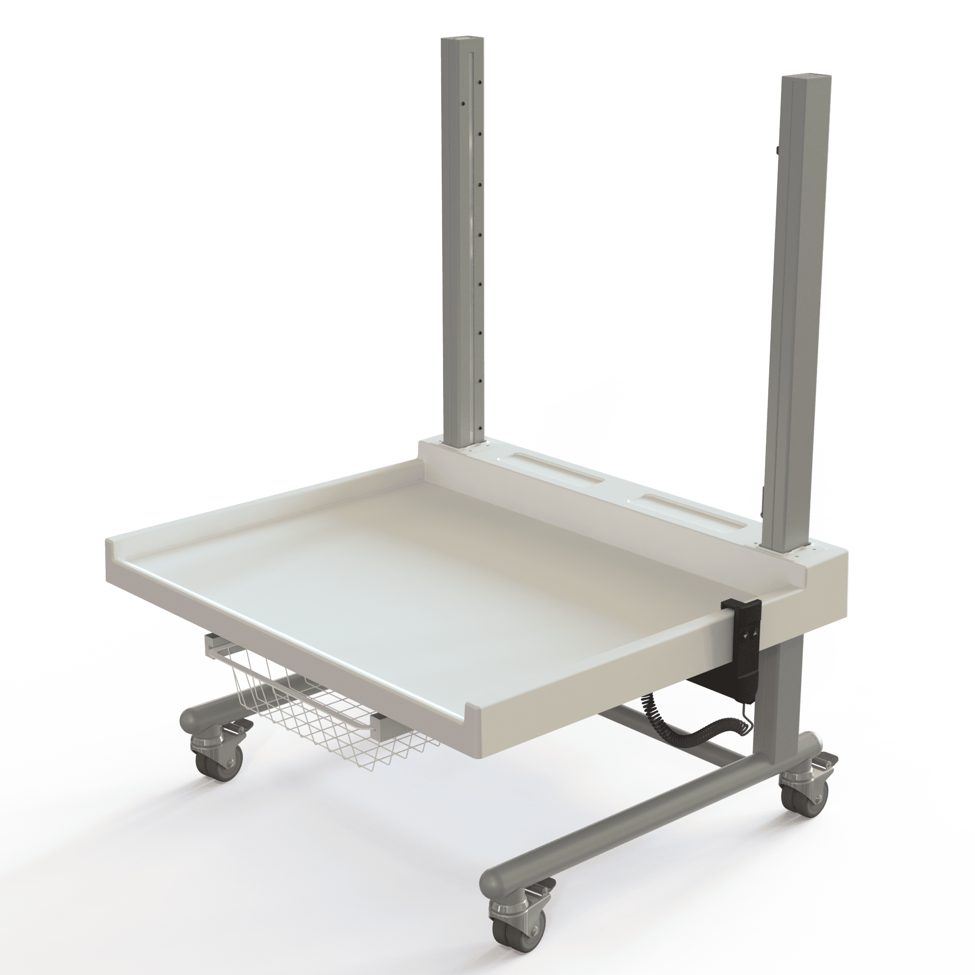 Puslebord BSR119, højdejusterbar - 100 x 85 cm - Billede 6