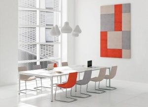 Nova Konferencebord, hvid laminat - 280 x 164 H 74 cm