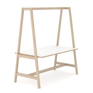 Nova Wood Multipurpose, massivt asketræ - 192 x 90 cm