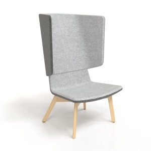TWIST&SIT Lænestol, skandinavisk design - 83 x 84 x 124,5 cm