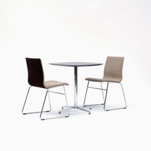 Gate Cafébord, bøg- eller birkfinér - 70 x 70 cm