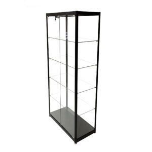 Diamond 8 Glasvitrine, låsbar - 40 x 80 x 180 cm