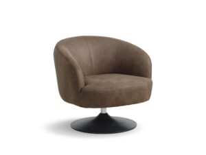 Conrad Loungestol, micro læder Bull