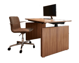 Elegance Arbejdsbord med hæve-/sænkefunktion - Flere størrelser og farver.