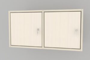 Stino personaleskab, hvidpigmenteret birkekrydsfiner - 802 x 410 x 410 mm