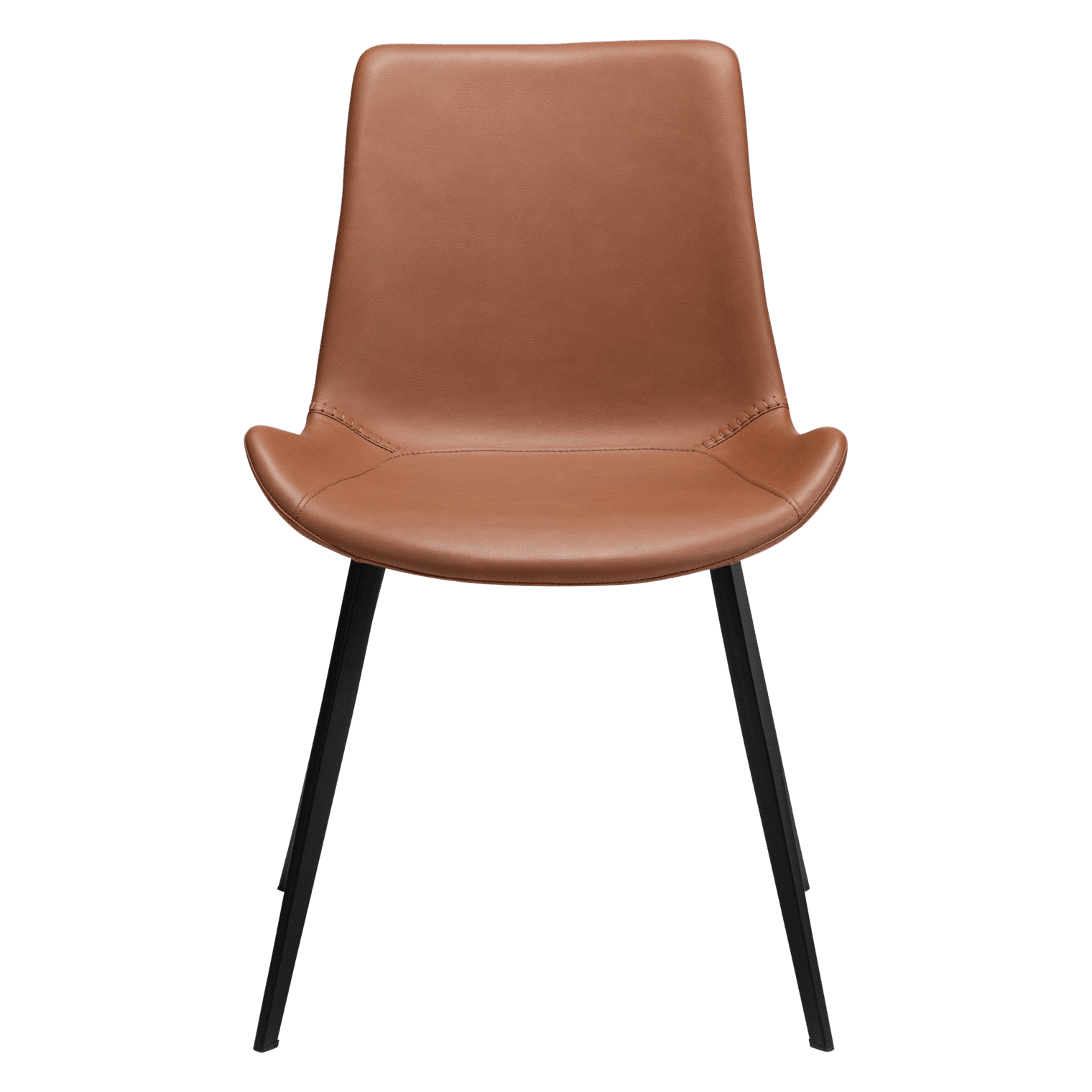 Hype spisebordsstol, Cognac Faux kunstlæder - Billede 2