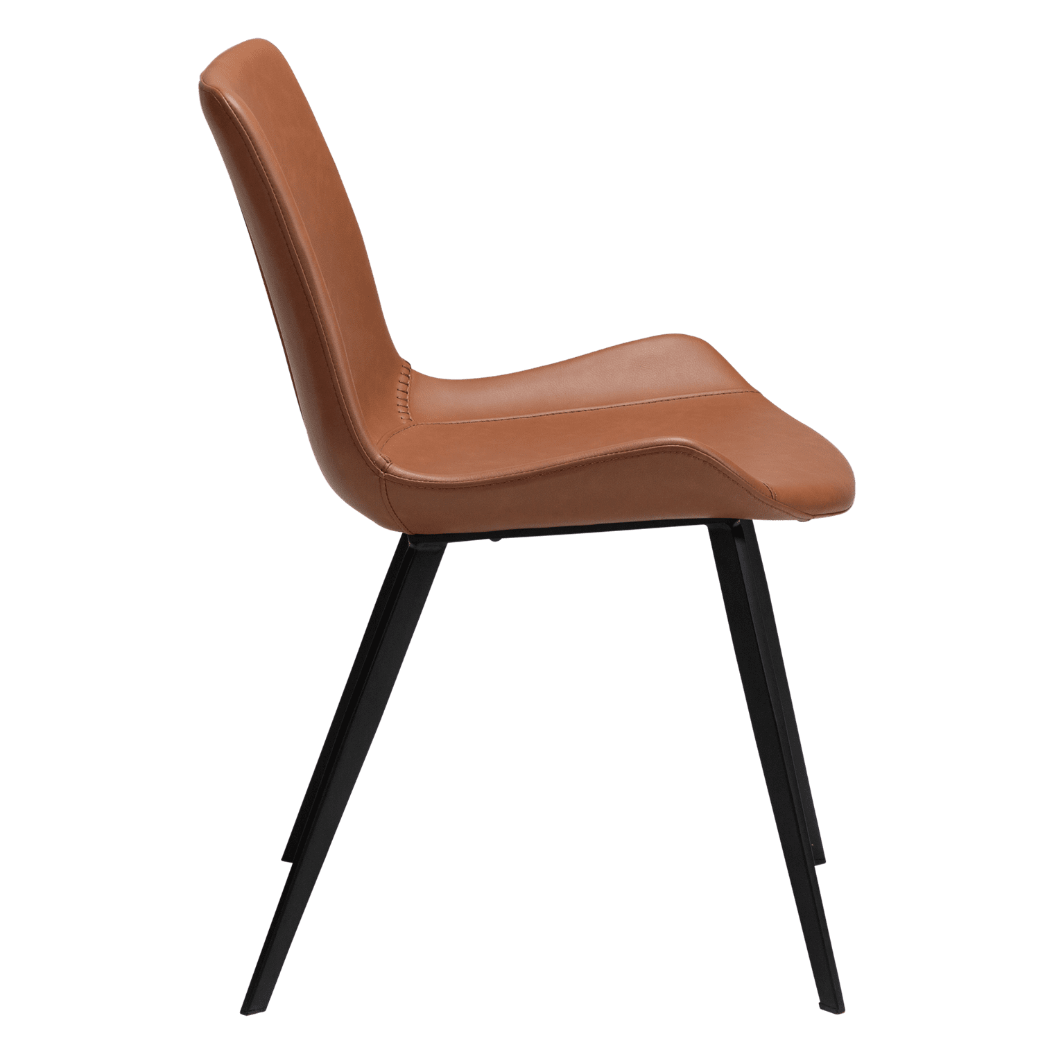 Hype spisebordsstol, Cognac Faux kunstlæder - Billede 3