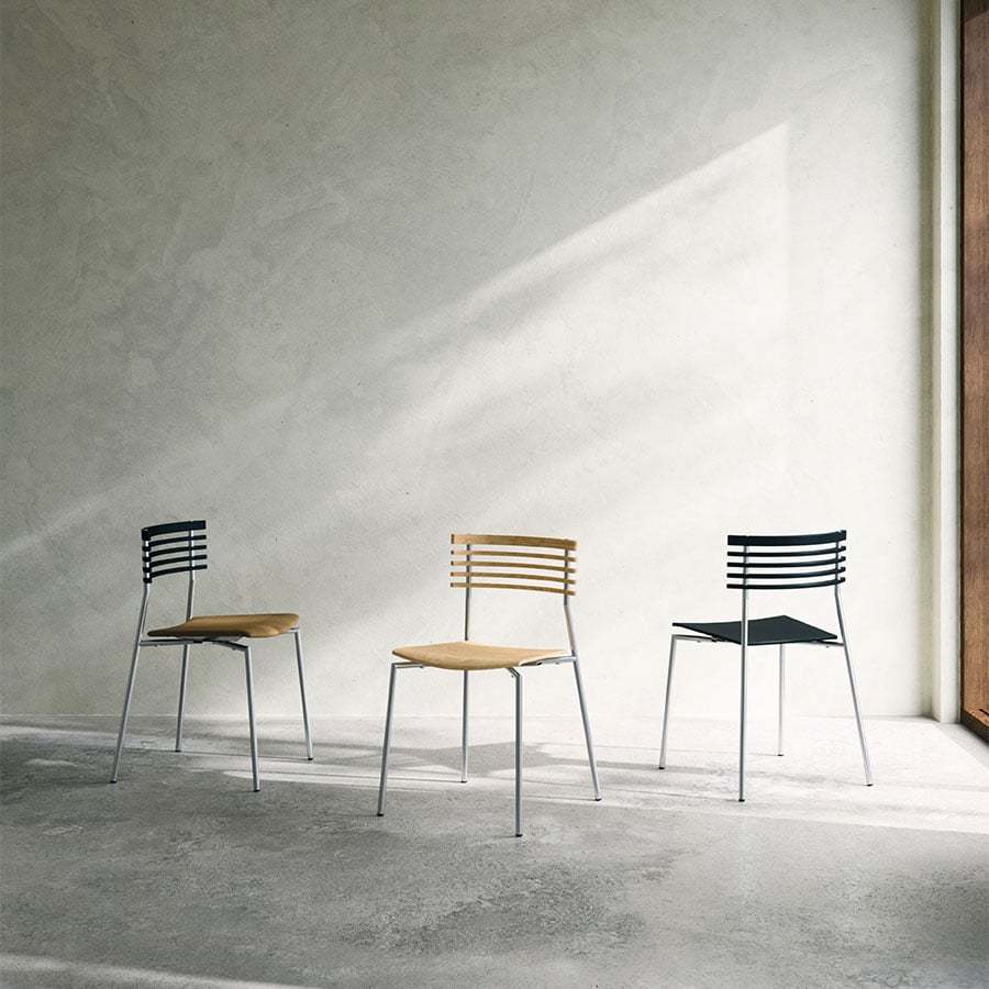 Rail stol – Stabelbar dansk designstol. - Billede 5