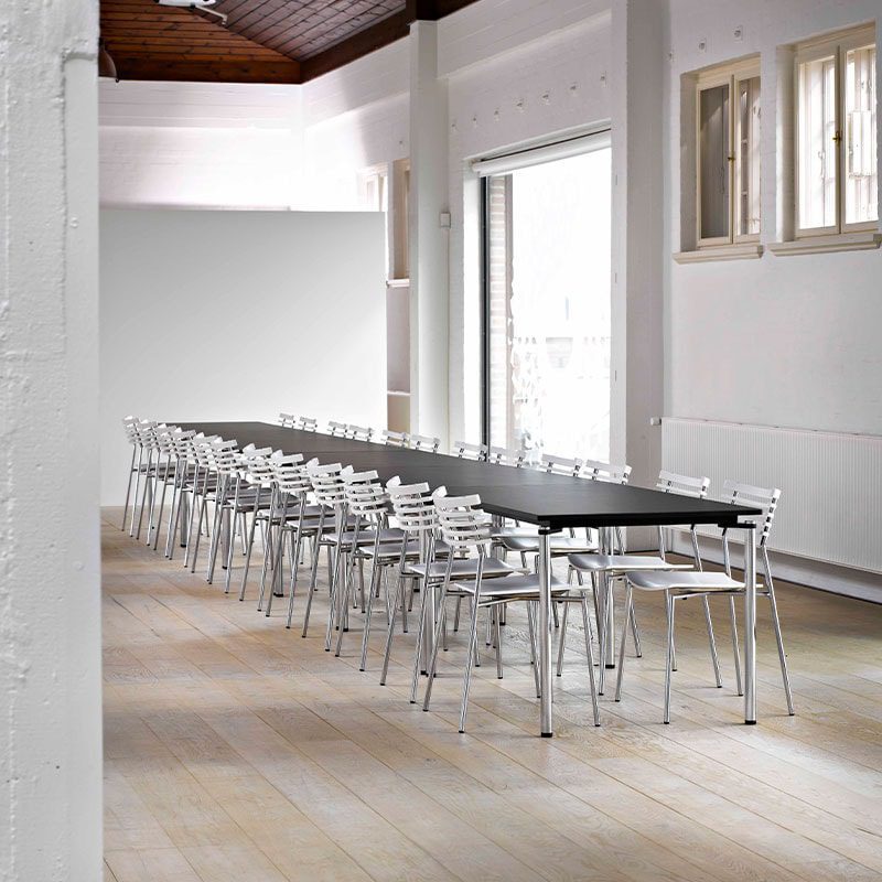 Rail stol – Stabelbar dansk designstol. - Billede 6