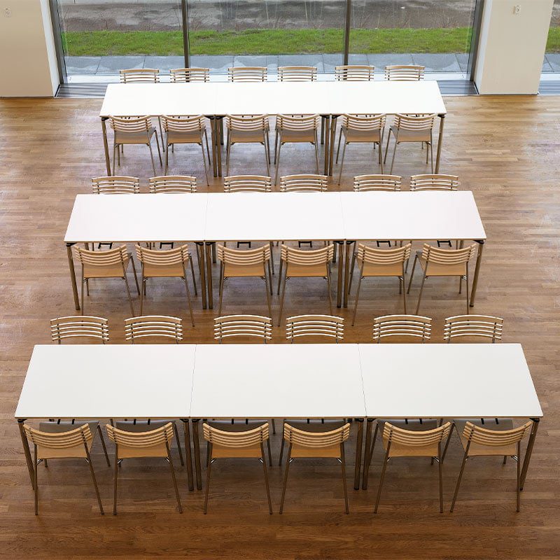 Rail stol – Stabelbar dansk designstol. - Billede 8