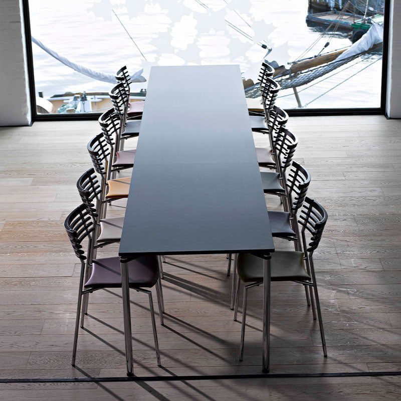 Rail stol – Stabelbar dansk designstol. - Billede 9