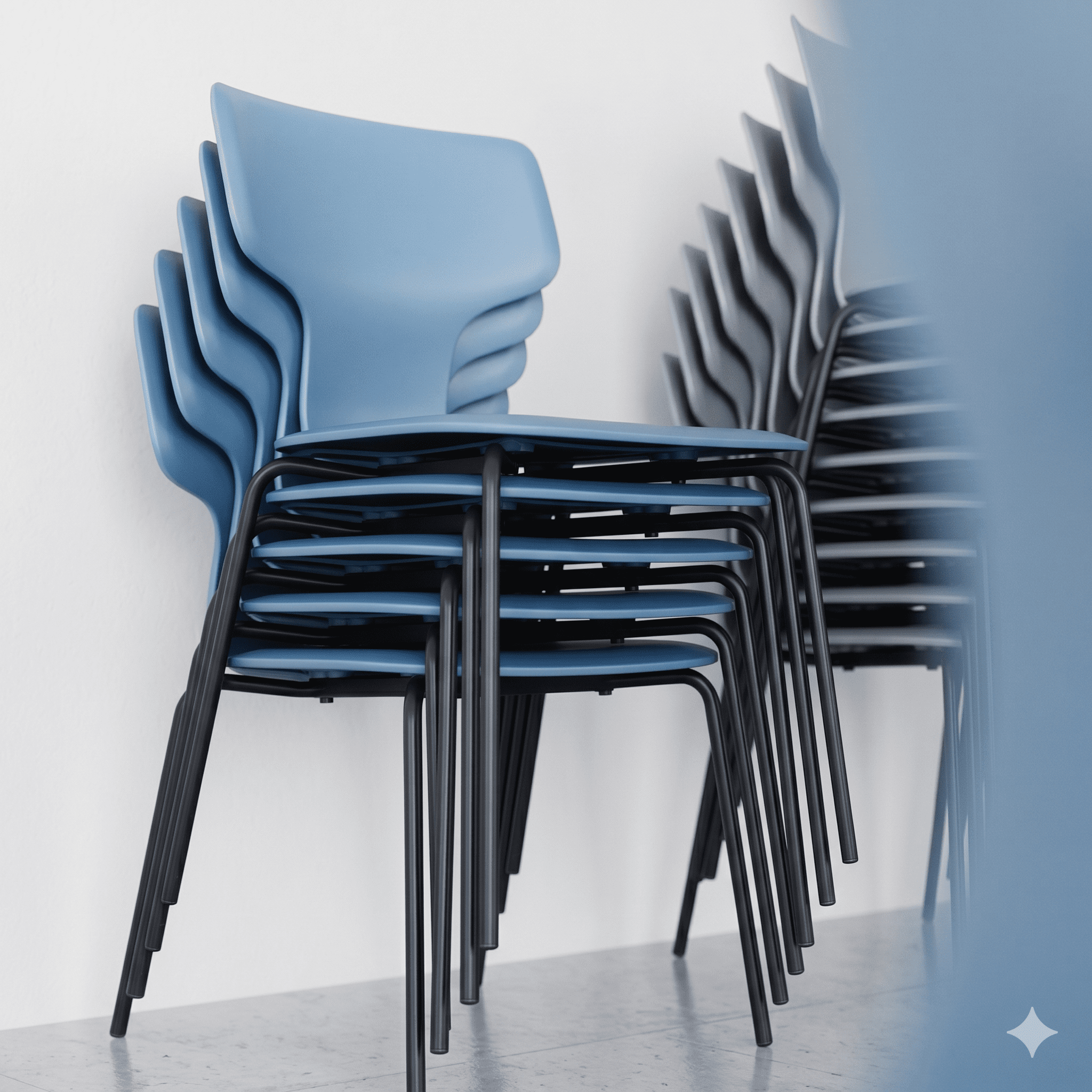 IF Chair - 100% genbrugsplast – Flere farver. - Billede 2