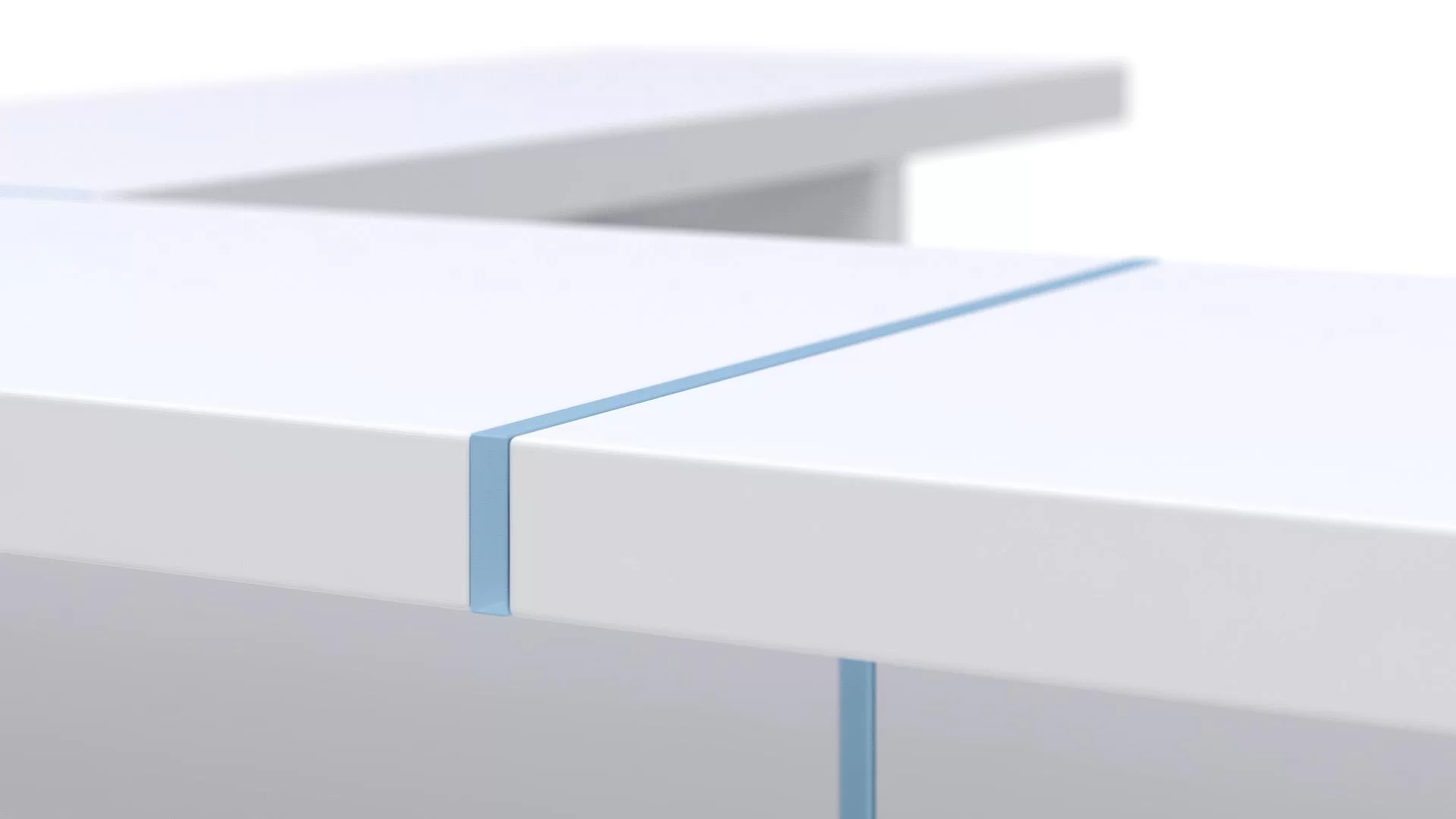 NOVA receptionsdisk, Melamin og plexiglas - Mange farvemuligheder. - Billede 8