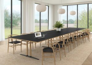 SWITCH EXECUTIVE konferencebord - Laminat eller linoleum – Længde 160 til 840 cm
