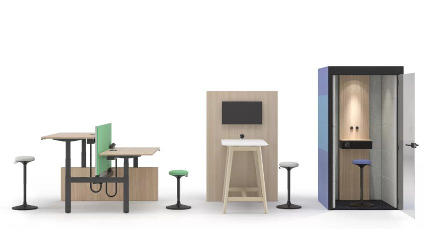 WOBBY højdejusterbar balancestol – Ergonomisk vippefunktion. - Billede 4