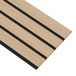 I-Wood Basic 4-lamel / MDF m. egefinér. 16 x 300 x 2400 mm.