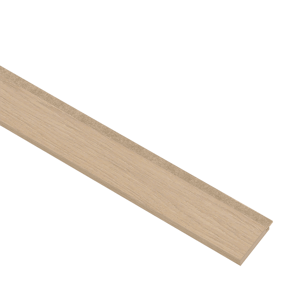 I-Wood Afslutningsliste til 4-lamel / MDF m. egefinér 16 x 67 x 2400 mm. - Billede 3