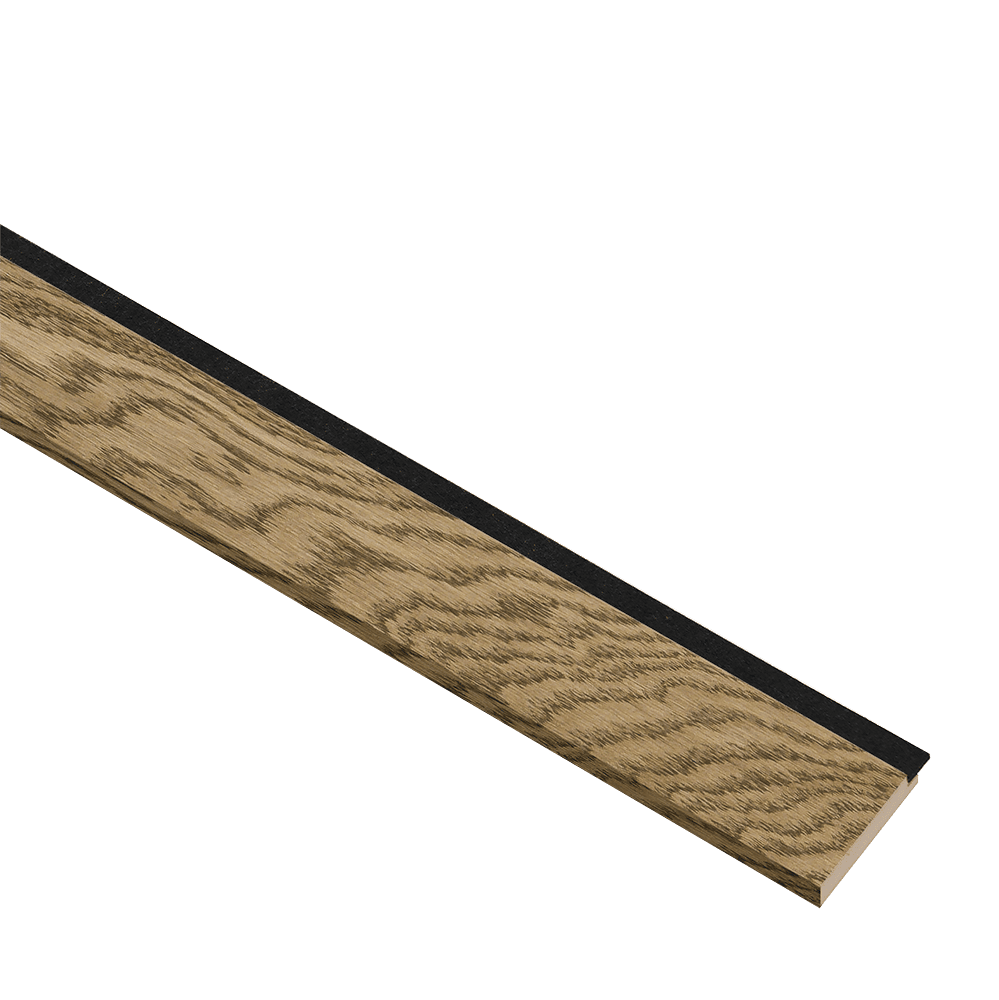 I-Wood Afslutningsliste til 4-lamel / MDF m. egefinér 16 x 67 x 2400 mm. - Billede 6