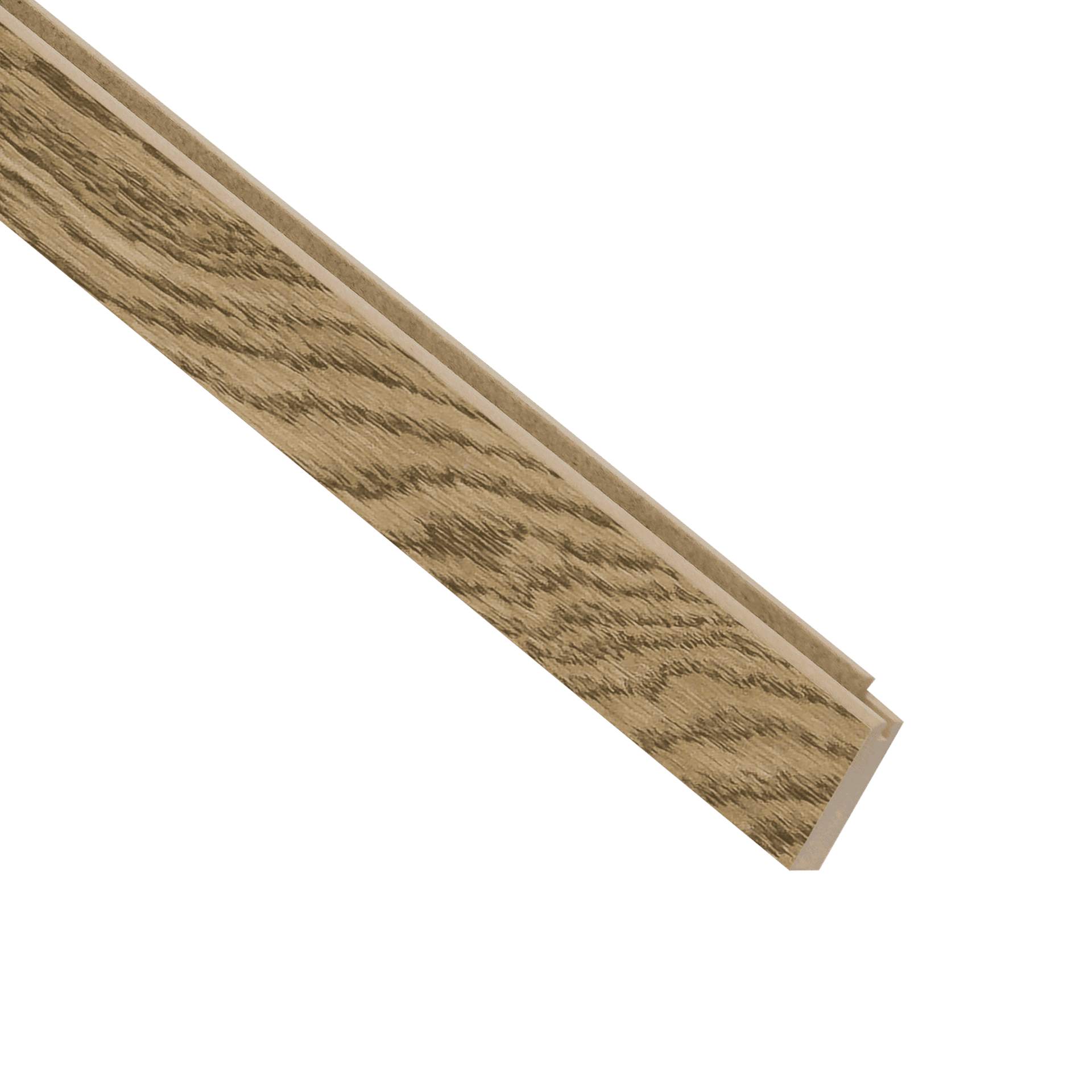I-Wood UniPanel® / Afslutningsliste / MDF m. egefinér 16 x 55 x 2780 mm. - Billede 2