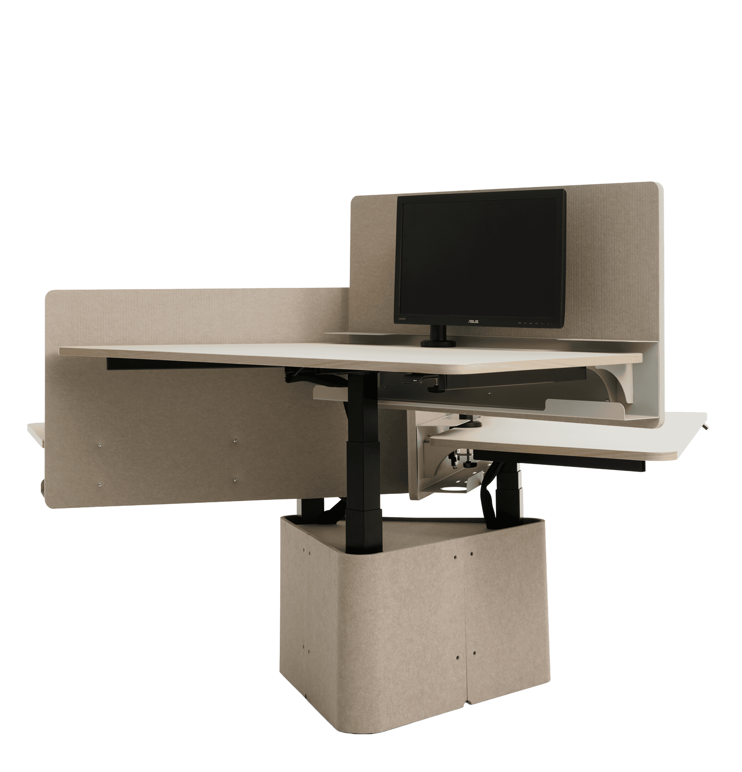 Hover Table Teambord – Hæve-sænkebord til 3 personer. - Billede 18