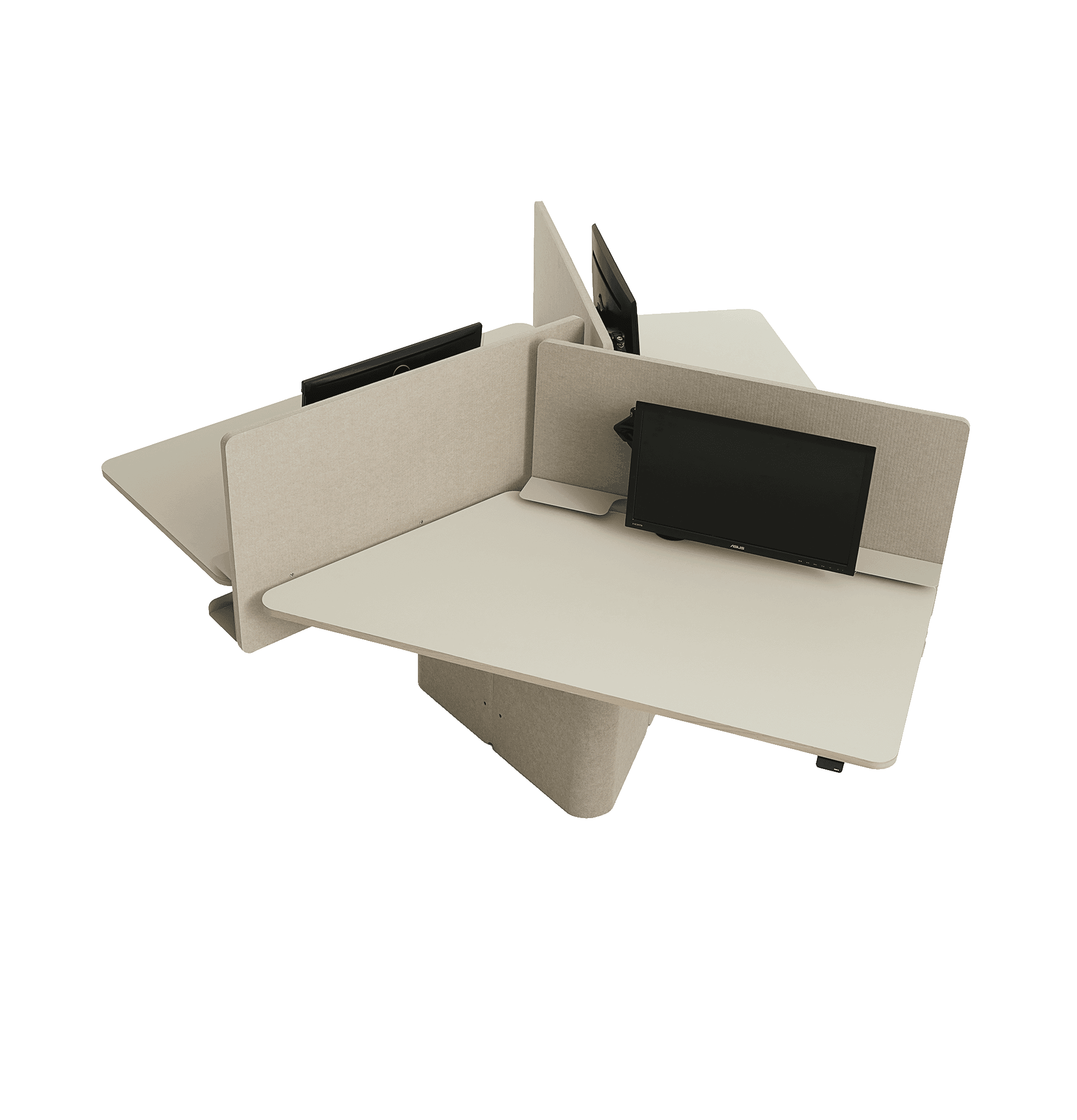 Hover Table Teambord – Hæve-sænkebord til 3 personer. - Billede 20