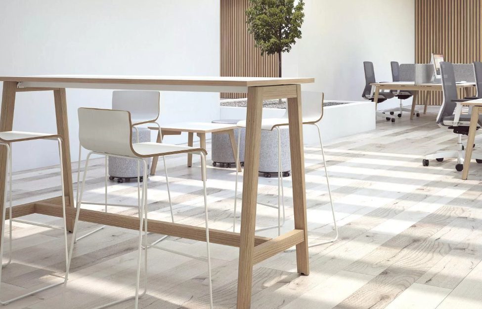 NOVA Wood skrivebord. Melamin – Flere størrelser og farver! - Billede 3