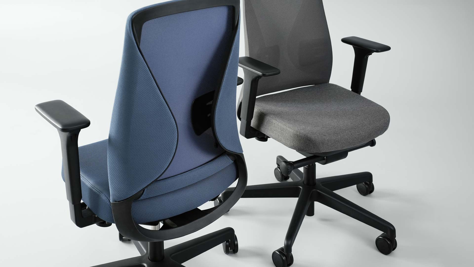 SILORA Kontorstol - Ergonomiske indstillinger og mange farver. - Billede 3