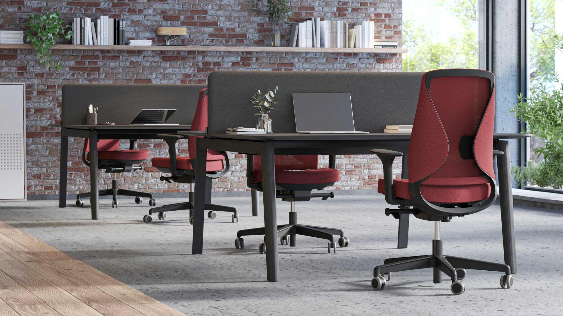 SILORA Kontorstol - Ergonomiske indstillinger og mange farver. - Billede 5