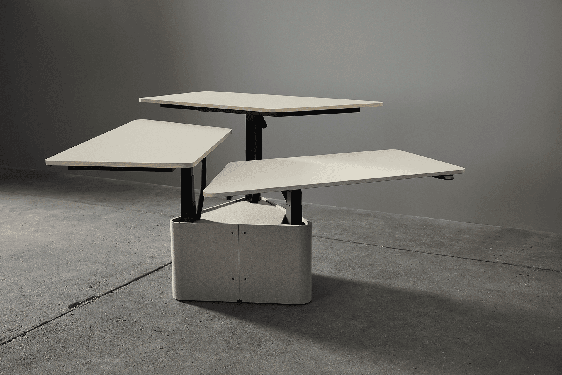 Hover Table Teambord – Hæve-sænkebord til 3 personer. - Billede 14
