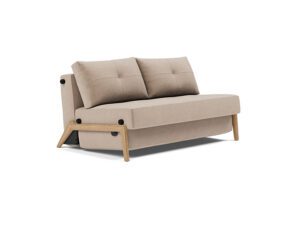 Cubed Wood sovesofa med egetræsben - Flere størrelser og farver.