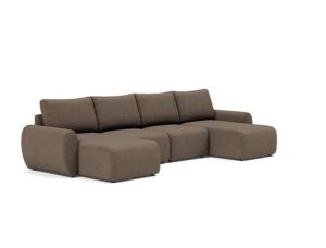 Norum Sovesofa med dobbelt Chaiselong.